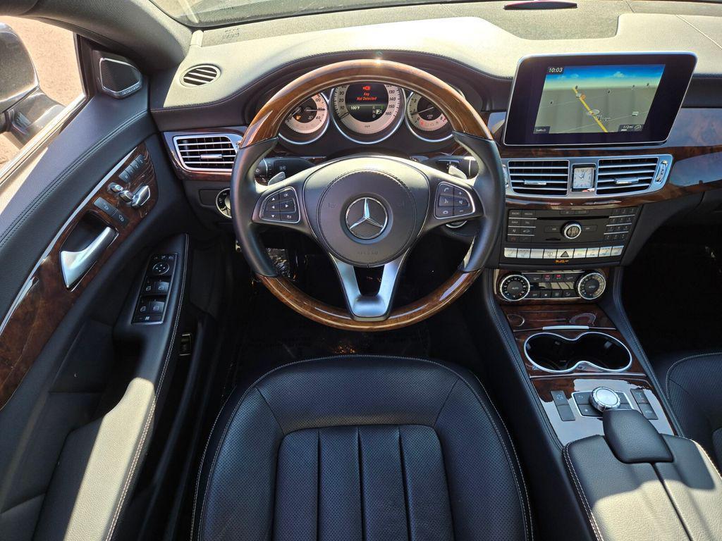 used 2015 Mercedes-Benz CLS-Class car, priced at $28,999