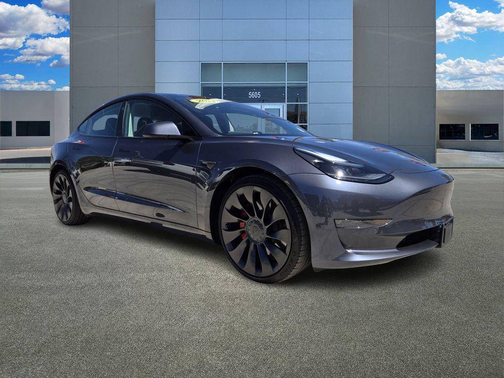 used 2021 Tesla Model 3 car, priced at $27,000