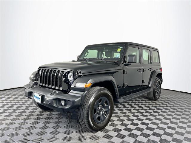 used 2022 Jeep Wrangler Unlimited car, priced at $35,000