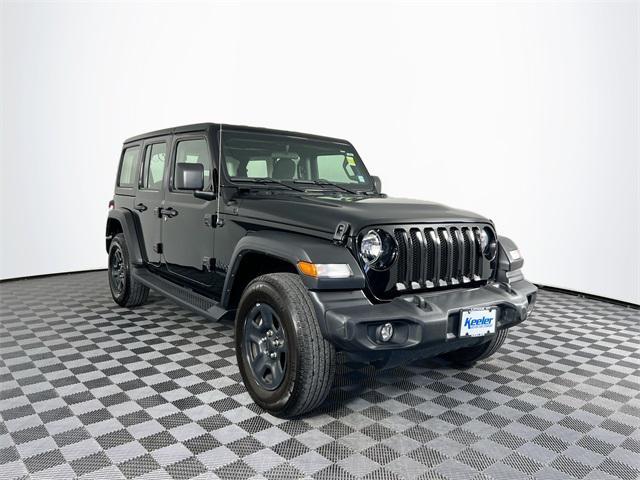 used 2022 Jeep Wrangler Unlimited car, priced at $35,000