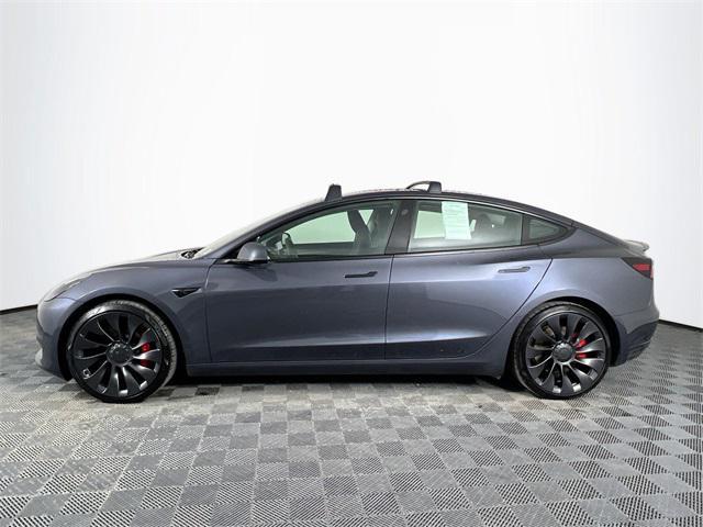 used 2023 Tesla Model 3 car, priced at $33,000