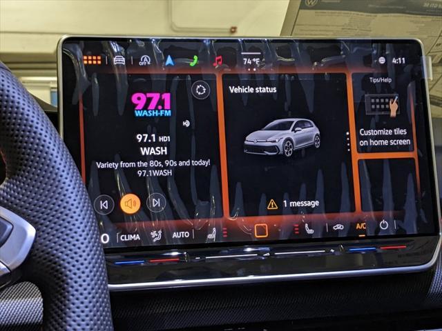 new 2025 Volkswagen Golf GTI car, priced at $37,955