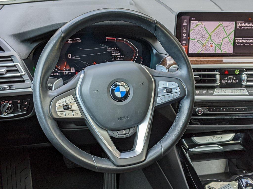 used 2022 BMW X3 car, priced at $33,500