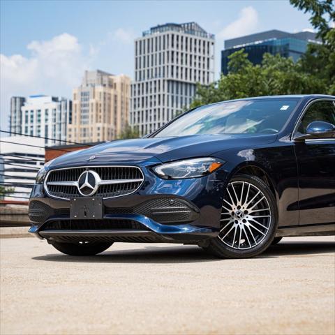 used 2022 Mercedes-Benz C-Class car, priced at $34,500