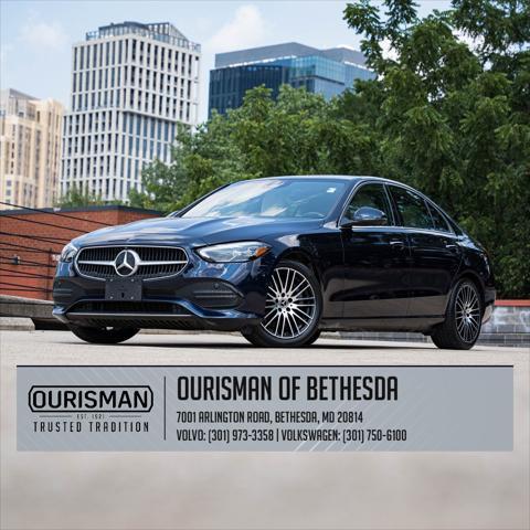 used 2022 Mercedes-Benz C-Class car, priced at $34,500