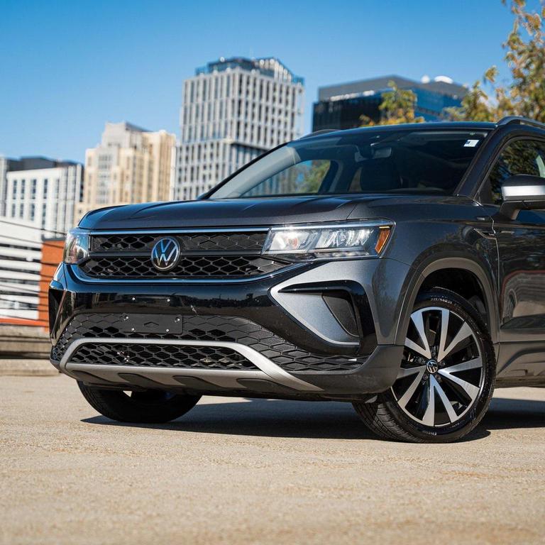 used 2023 Volkswagen Taos car, priced at $18,500