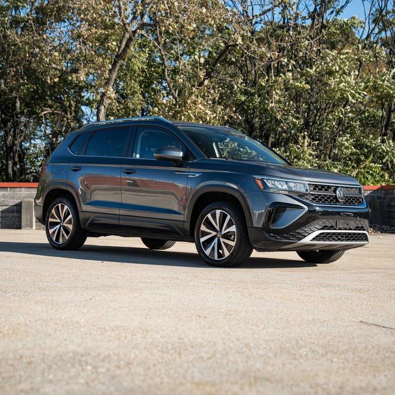 used 2023 Volkswagen Taos car, priced at $18,500