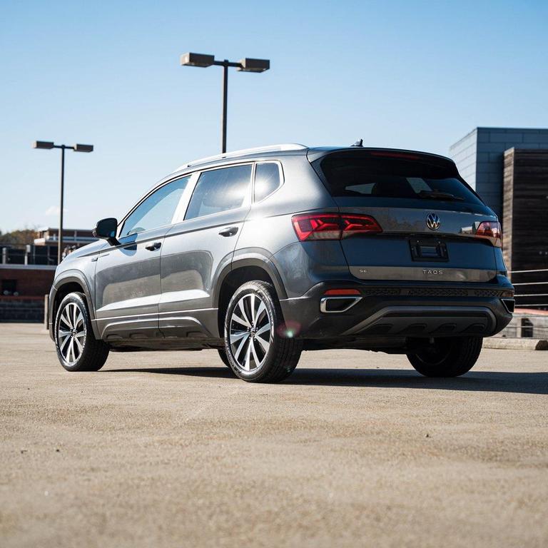 used 2023 Volkswagen Taos car, priced at $18,500