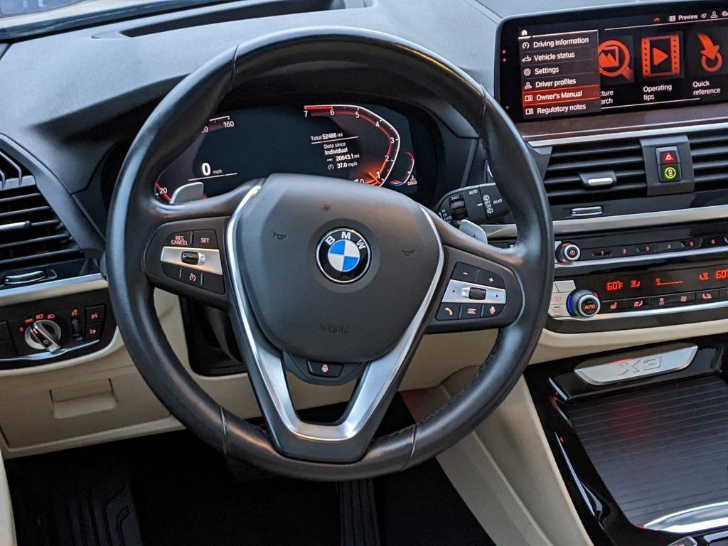 used 2020 BMW X3 car, priced at $24,000