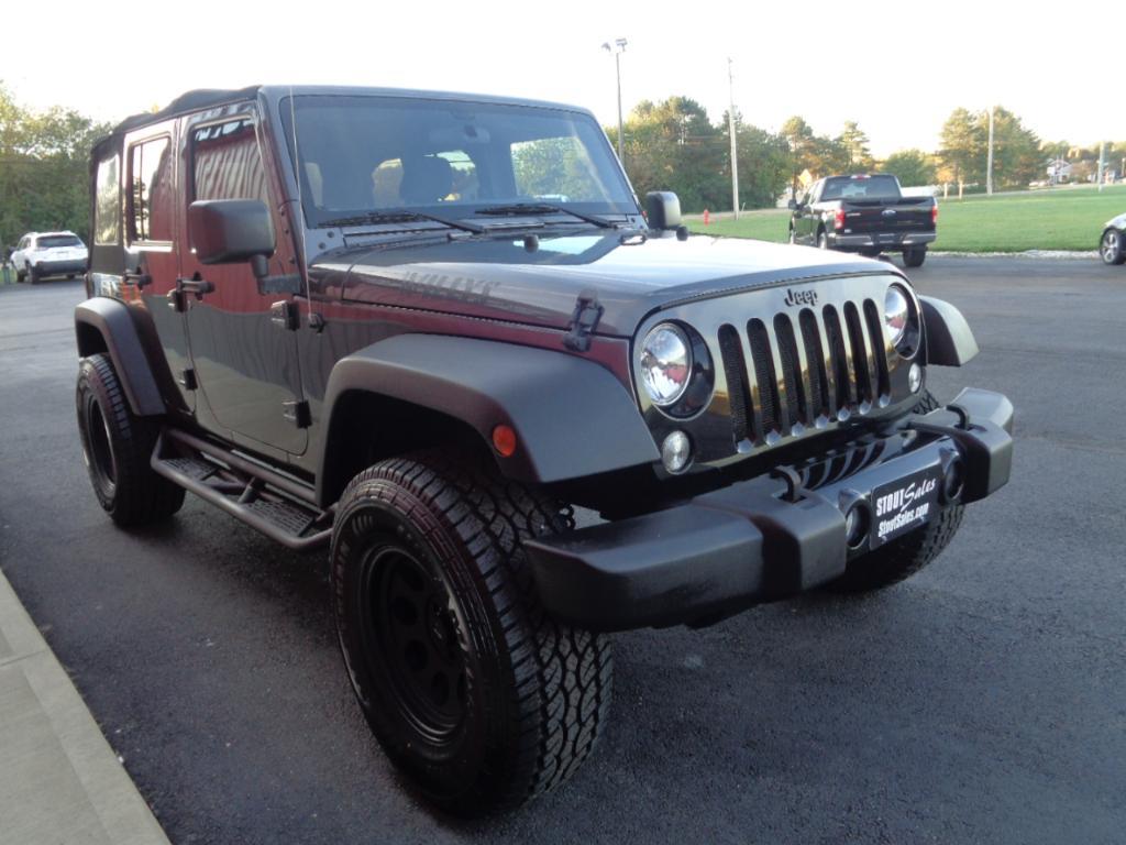 used 2016 Jeep Wrangler Unlimited car, priced at $14,995