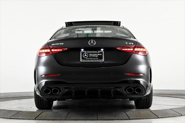 new 2024 Mercedes-Benz AMG C 43 car, priced at $74,470