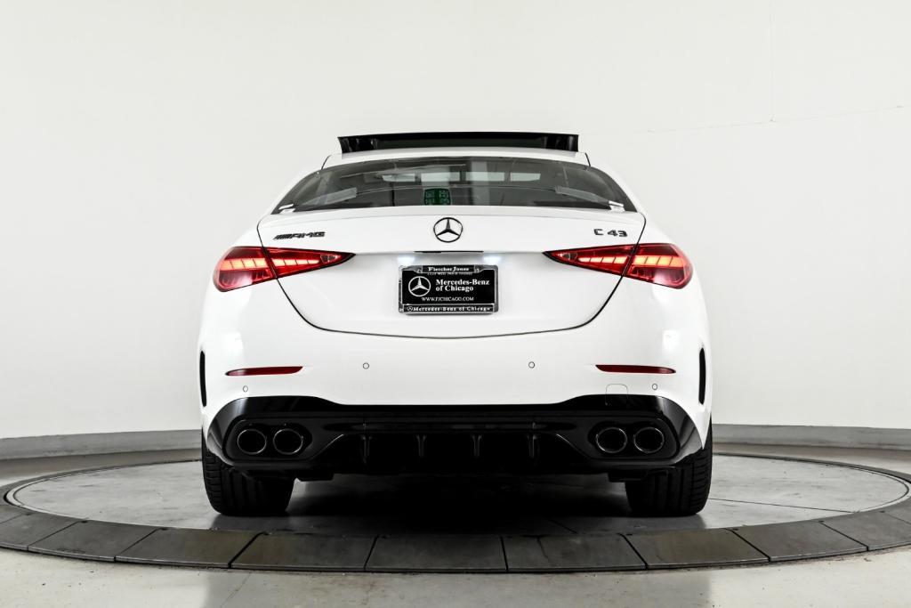 new 2024 Mercedes-Benz AMG C 43 car, priced at $73,595