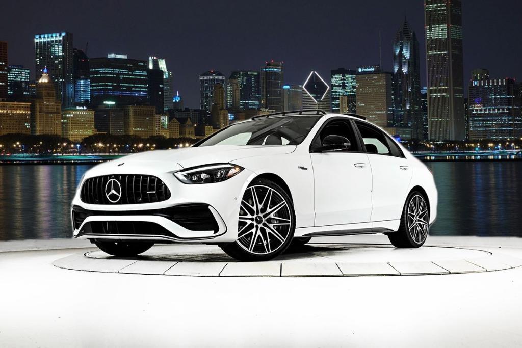 new 2024 Mercedes-Benz AMG C 43 car, priced at $73,595