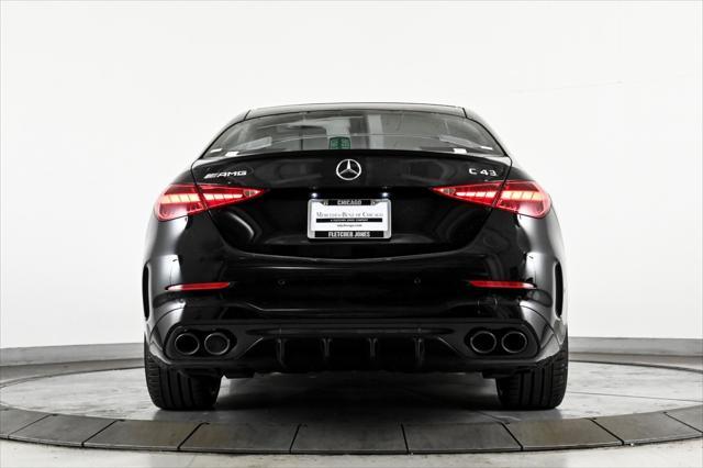 new 2025 Mercedes-Benz AMG C 43 car, priced at $74,070