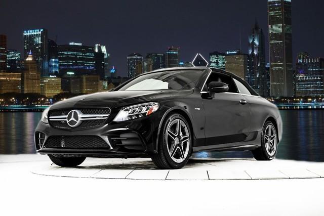 used 2021 Mercedes-Benz AMG C 43 car, priced at $55,000
