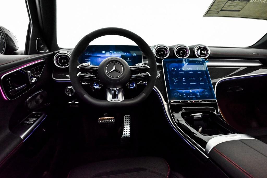 new 2024 Mercedes-Benz AMG C 43 car, priced at $78,505