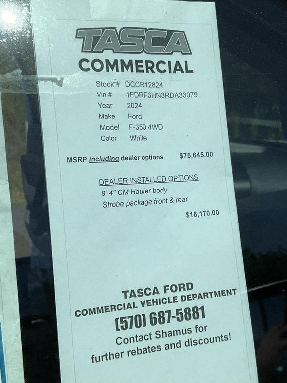 new 2024 Ford F-350 car, priced at $71,645