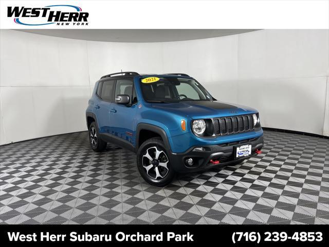 used 2021 Jeep Renegade car, priced at $22,916