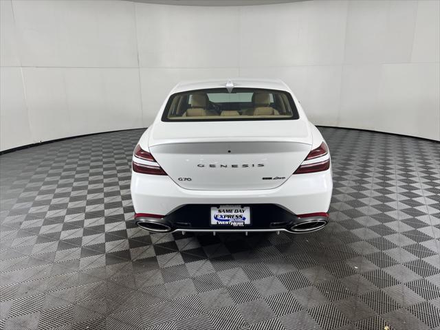 used 2022 Genesis G70 car, priced at $36,489