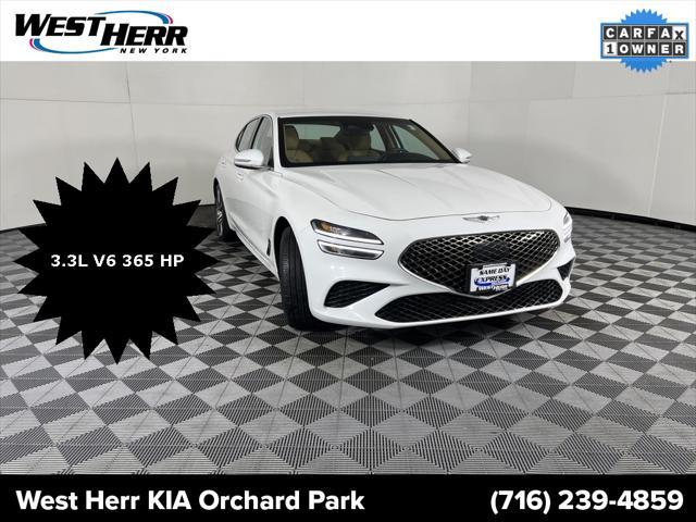 used 2022 Genesis G70 car, priced at $36,489