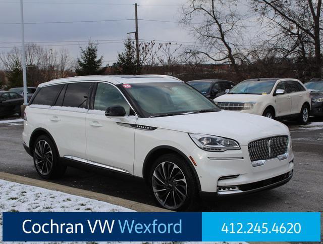 used 2020 Lincoln Aviator car, priced at $37,552