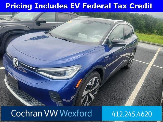used 2021 Volkswagen ID.4 car, priced at $17,834