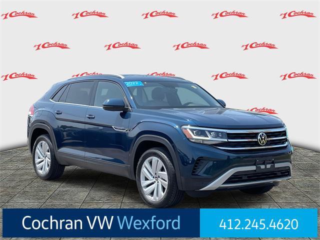 used 2022 Volkswagen Atlas Cross Sport car, priced at $31,449
