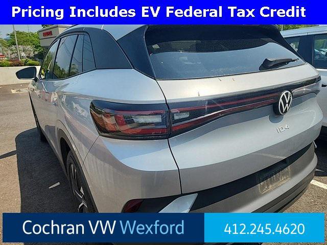 used 2022 Volkswagen ID.4 car, priced at $20,250