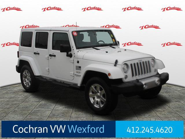 used 2018 Jeep Wrangler JK Unlimited car, priced at $24,494