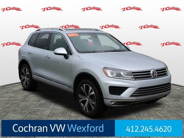 used 2017 Volkswagen Touareg car, priced at $21,899