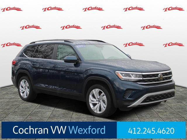 used 2021 Volkswagen Atlas car, priced at $27,324