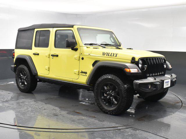 used 2022 Jeep Wrangler Unlimited car, priced at $28,977