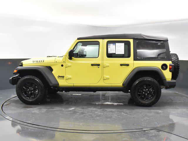 used 2022 Jeep Wrangler Unlimited car, priced at $28,977