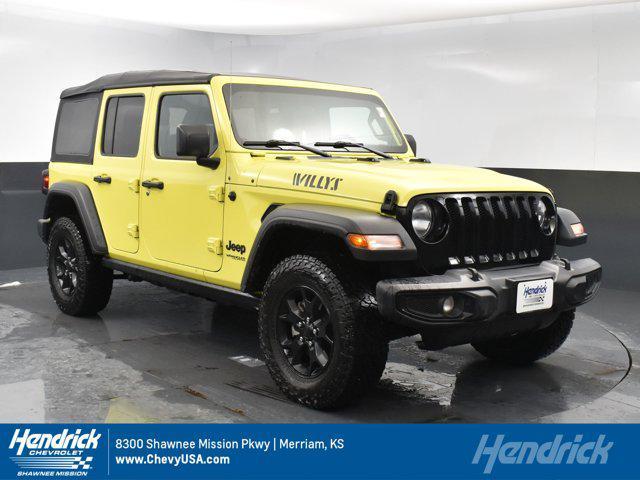 used 2022 Jeep Wrangler Unlimited car, priced at $28,977