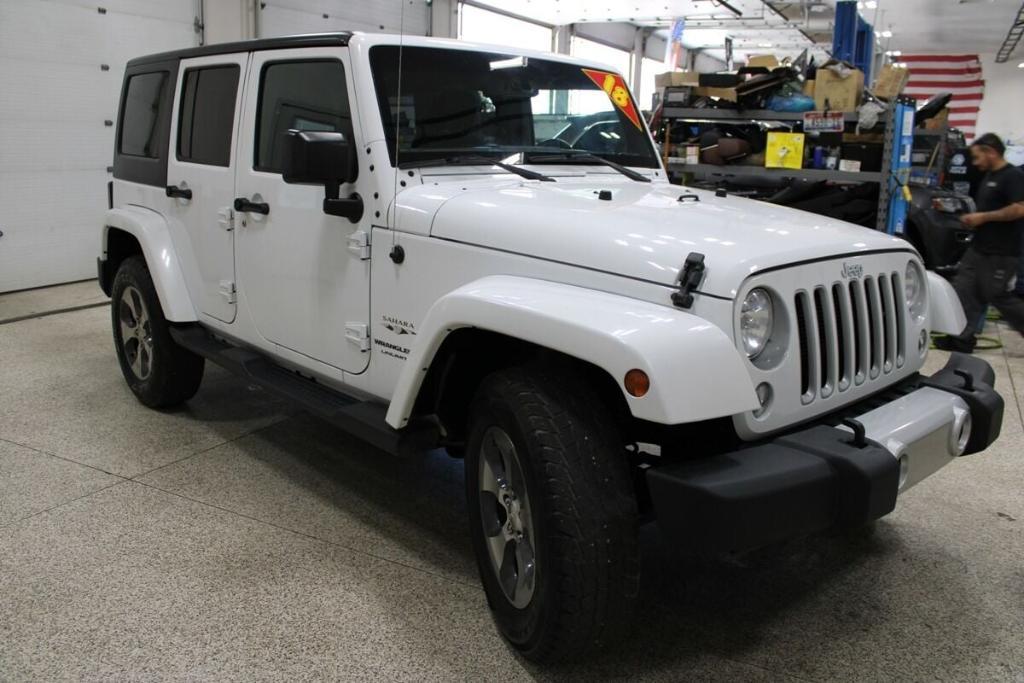 used 2018 Jeep Wrangler JK Unlimited car, priced at $19,900