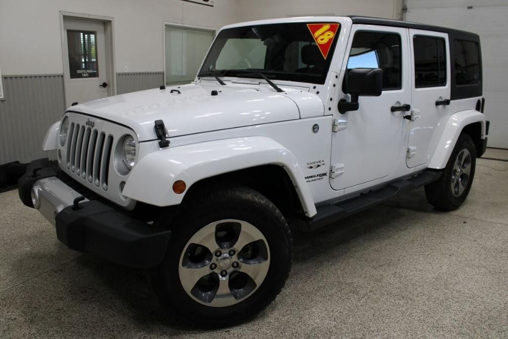 used 2018 Jeep Wrangler JK Unlimited car, priced at $19,900