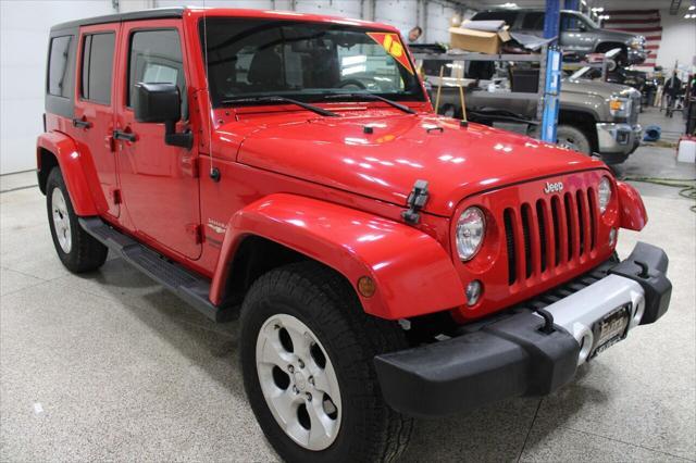 used 2015 Jeep Wrangler Unlimited car, priced at $23,900