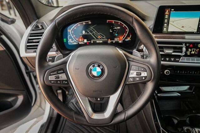 used 2022 BMW X3 car, priced at $34,990