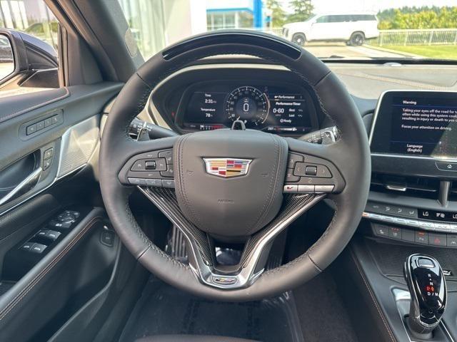 new 2025 Cadillac CT4-V car, priced at $62,930