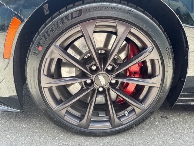 new 2025 Cadillac CT4-V car, priced at $71,835