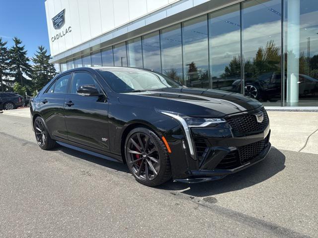 new 2025 Cadillac CT4-V car, priced at $71,835