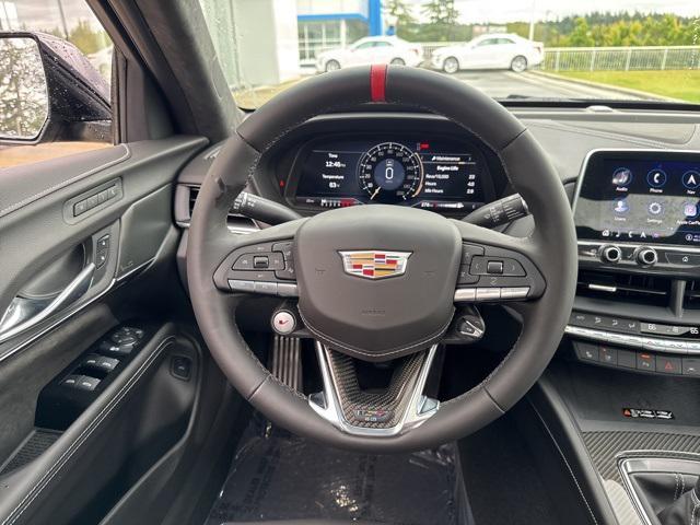 new 2025 Cadillac CT4-V car, priced at $72,935
