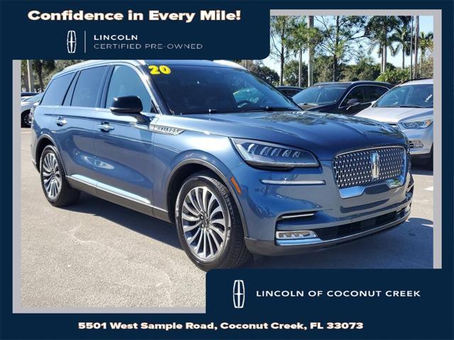 used 2020 Lincoln Aviator car, priced at $35,997