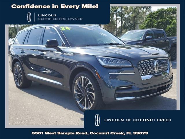 used 2024 Lincoln Aviator car, priced at $69,776