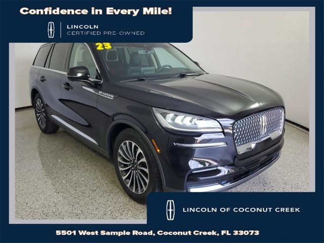 used 2023 Lincoln Aviator car, priced at $49,677