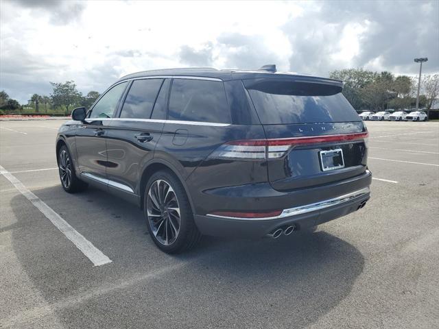 new 2025 Lincoln Aviator car, priced at $76,400