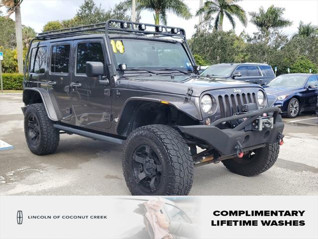 used 2014 Jeep Wrangler Unlimited car, priced at $19,763