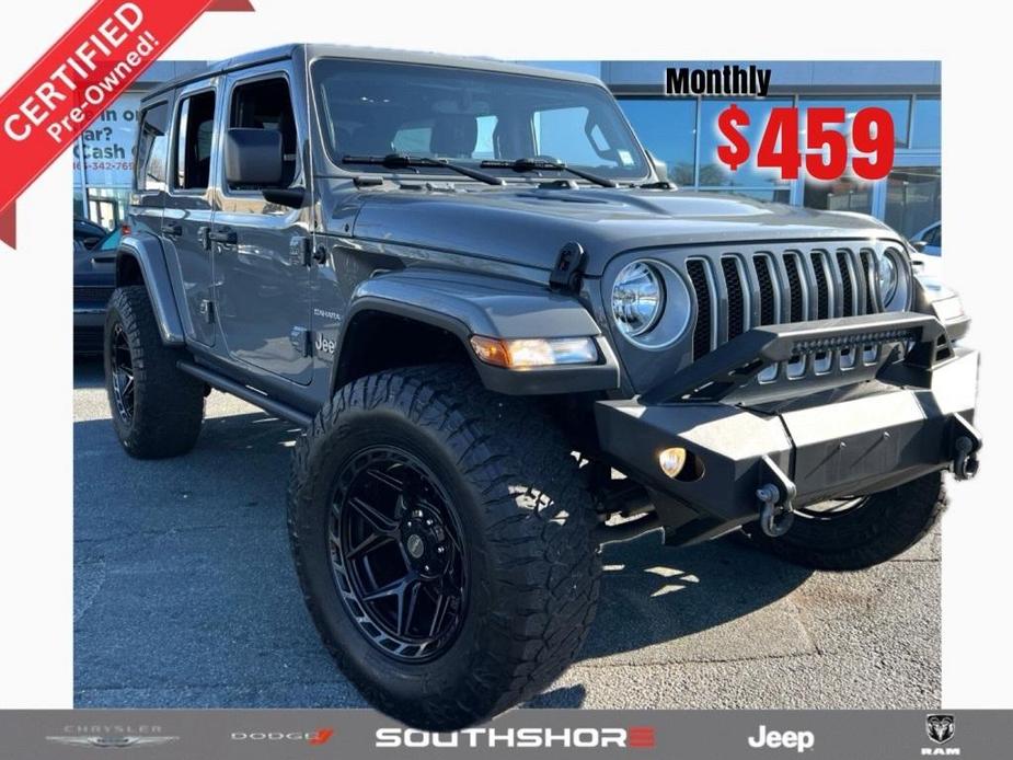 used 2022 Jeep Wrangler Unlimited car, priced at $34,995