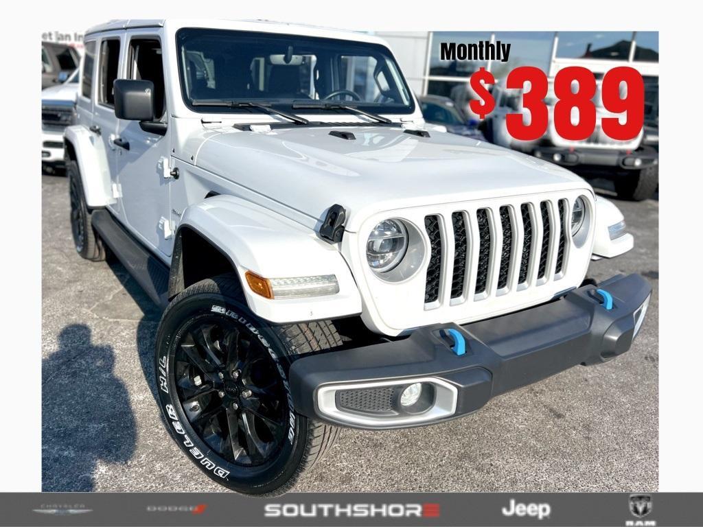 used 2022 Jeep Wrangler Unlimited 4xe car, priced at $30,850