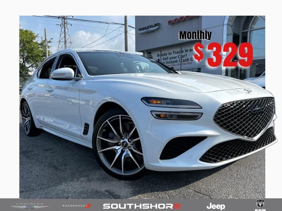 used 2022 Genesis G70 car, priced at $26,995